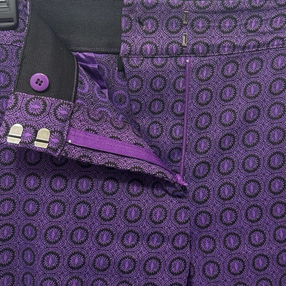 LANE BRYANT Pants Womens Size 20 Sophie Modernist Collection Purple - Picture 5 of 6